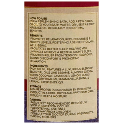 Ayurvedam Calming Tranquility Oil