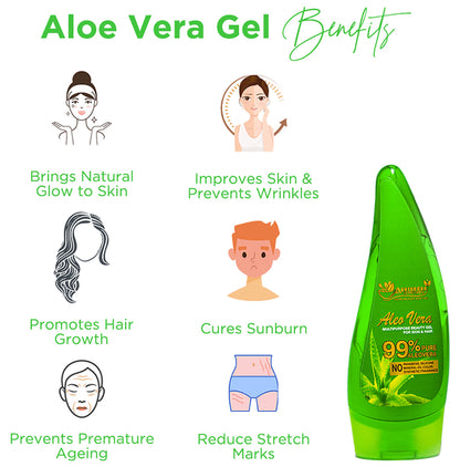 Ayurvedan Herbs India Aloe Vera Multipurpose Beauty Gel