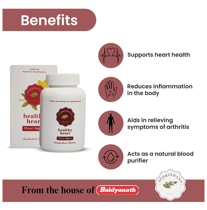 Ayurvedant Healthy Heart Tablet (60 Each)