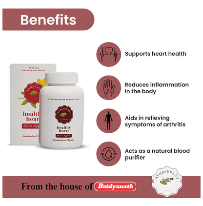 Ayurvedant Healthy Heart Tablet (60 Each)