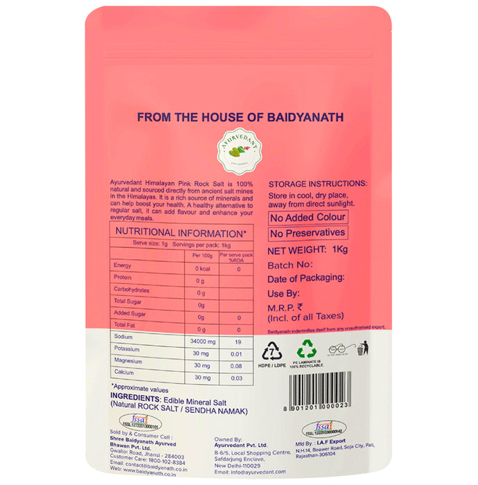 Ayurvedant Hiamlayan Pink Salt