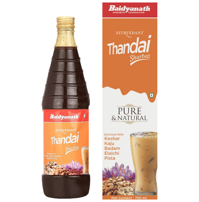 Ayurvedant Pure & Natural Thandai Sharbat - Classic Derma