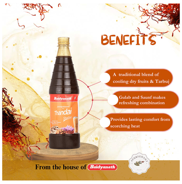 Ayurvedant Pure & Natural Thandai Sharbat
