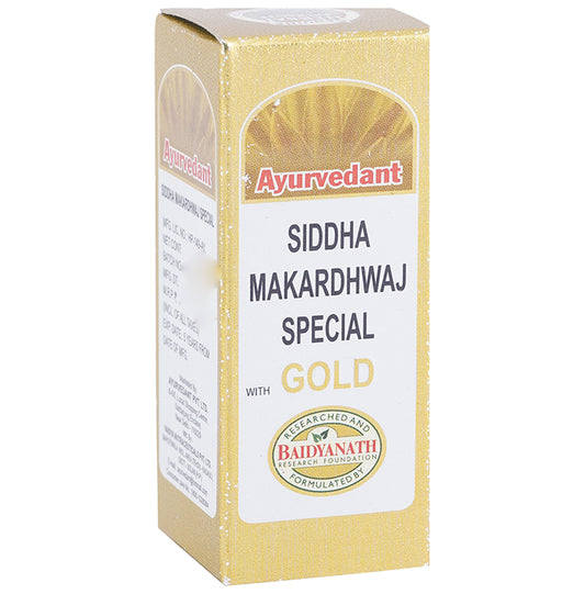 Ayurvedant Siddha Makardhwaj Special with Gold Tablet - Classic Derma