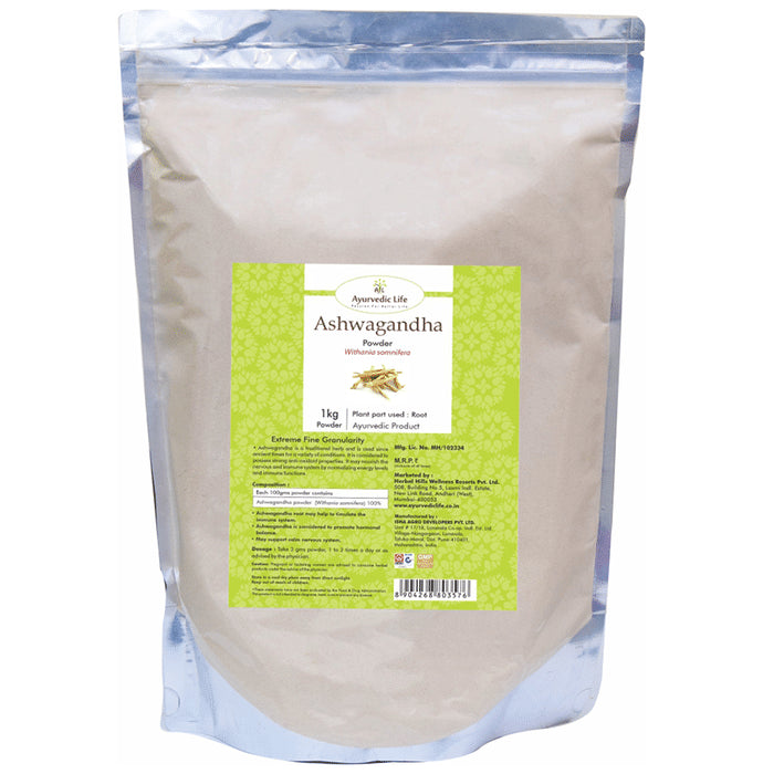 Ayurvedic Life Ashwagandha Powder - Classic Derma
