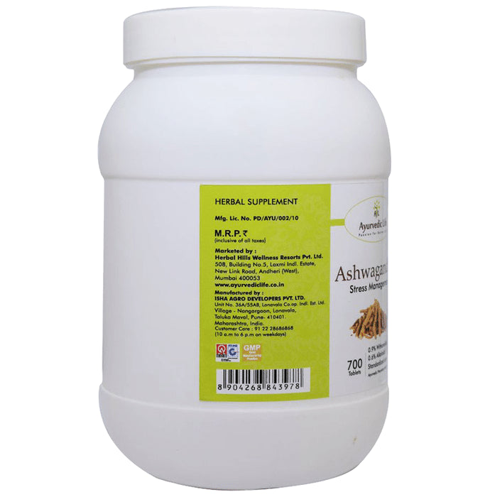 Ayurvedic Life Ashwagandha Stress Management Tablet