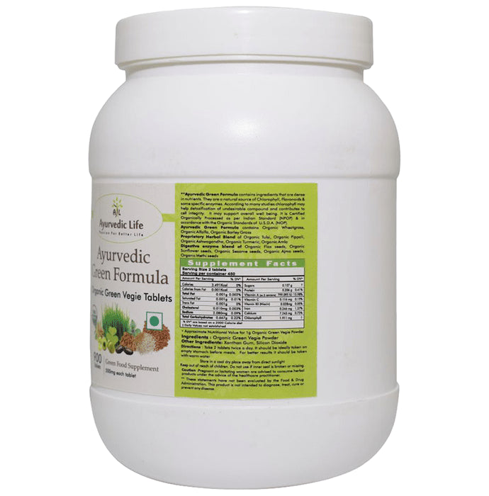 Ayurvedic Life Ayurvedic Green Formula Vegie Tablet