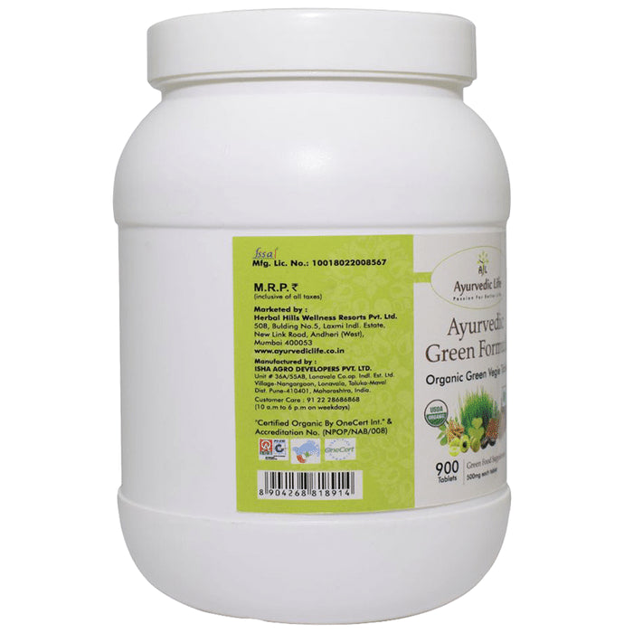 Ayurvedic Life Ayurvedic Green Formula Vegie Tablet