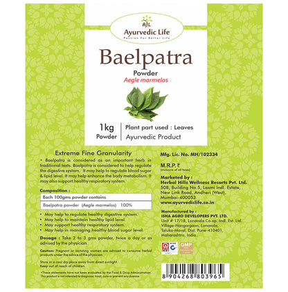 Ayurvedic Life Baelpatra Powder