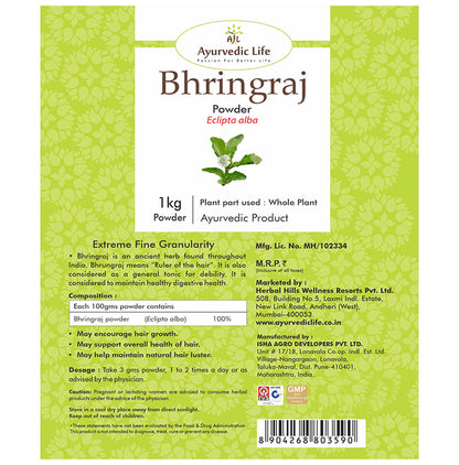 Ayurvedic Life Bhringraj Powder