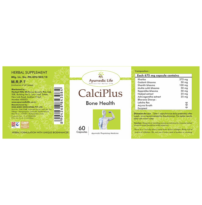 Ayurvedic Life Calciplus Bone Health Capsule