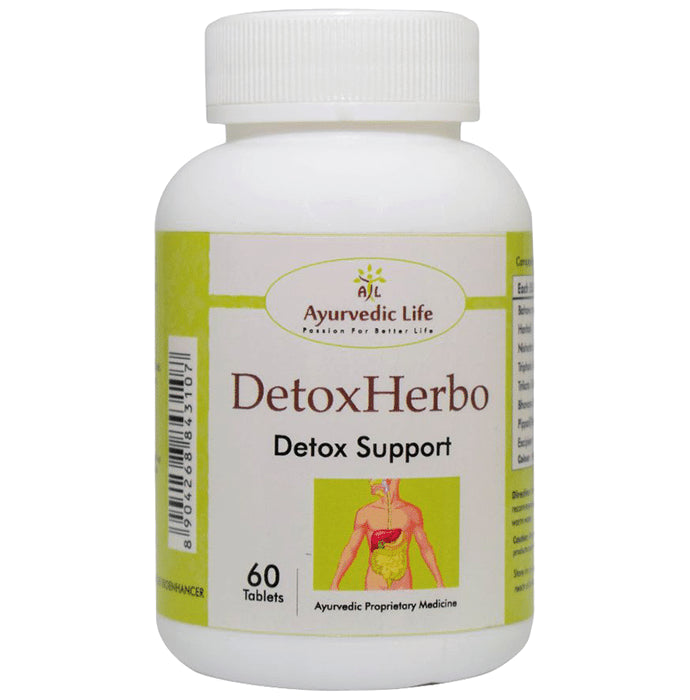 Ayurvedic Life Detoxherbo Detox Support Tablet - Classic Derma