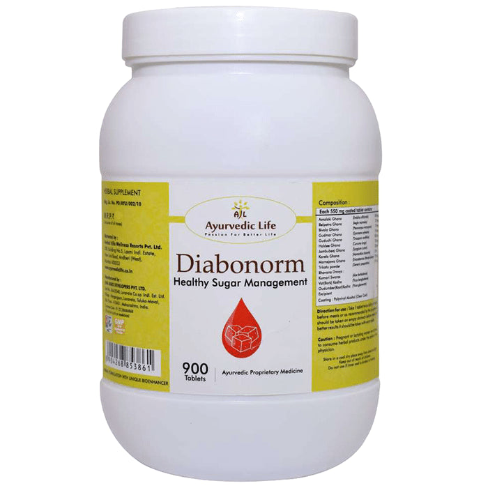 Ayurvedic Life Diabonorm Heathy Sugar Management Tablet - Classic Derma