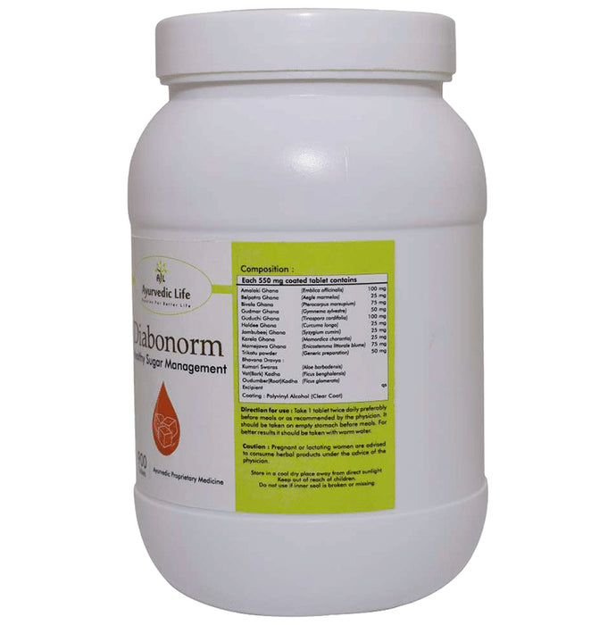 Ayurvedic Life Diabonorm Heathy Sugar Management Tablet