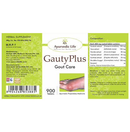 Ayurvedic Life Gautyplus Gout Care Tablet