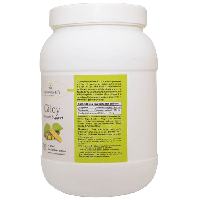 Ayurvedic Life Giloy Immunity Support Tablet