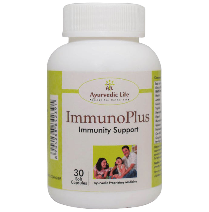 Ayurvedic Life Immunoplus Immunity Support Capsule - Classic Derma