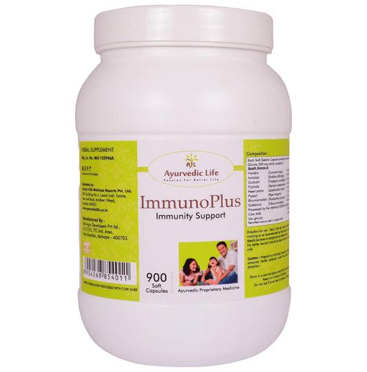 Ayurvedic Life Immunoplus Immunity Support Capsule - Classic Derma
