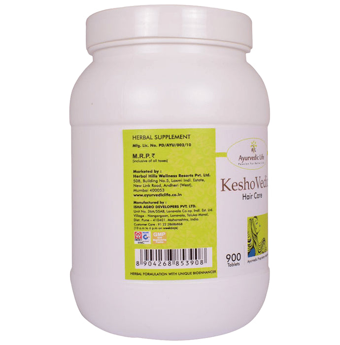 Ayurvedic Life Kesho Vedic Hair Care Tablet