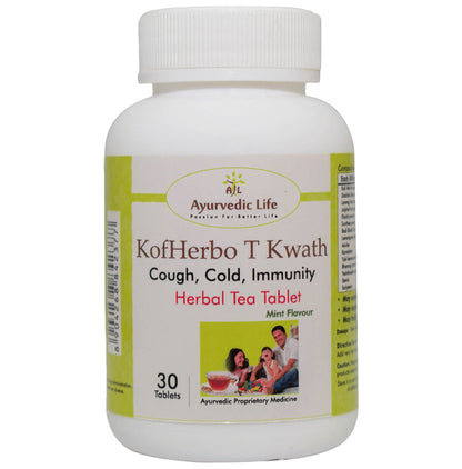 Ayurvedic Life Kof Herbo T Mint Tablet - Classic Derma