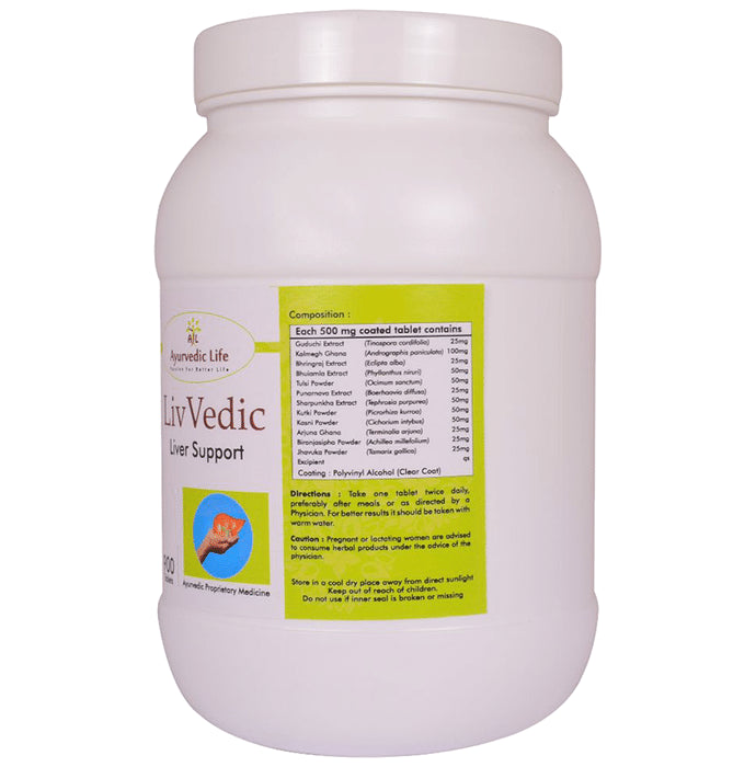 Ayurvedic Life Liv Vedic Liver Support Tablet