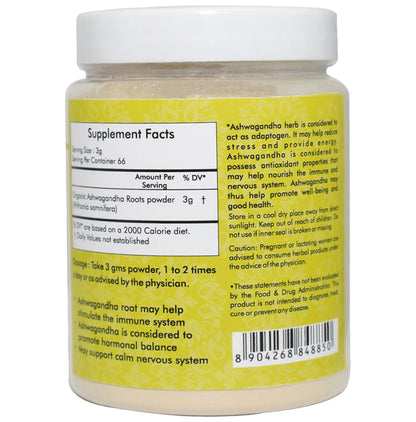 Ayurvedic Life Organic Ashwagandha Withania Somnifera Powder