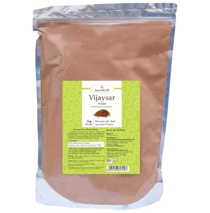 Ayurvedic Life Vijaysar Powder - Classic Derma