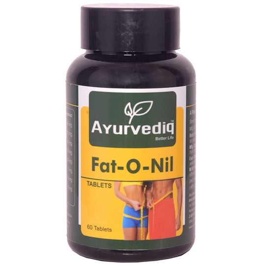 Ayurvediq Better Life Fat-O-Nil Tablet | Weight Loss Ayurvedic Supplement. Reduce Fat from Belly Hips, Thighs | - Classic Derma