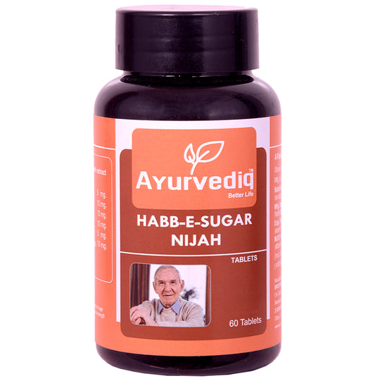 Ayurvediq Better Life Habb-E-Sugar Nijah Tablets Diabetes Care Formula Maintain Healthy Sugar Levels Natural Herbs - Classic Derma