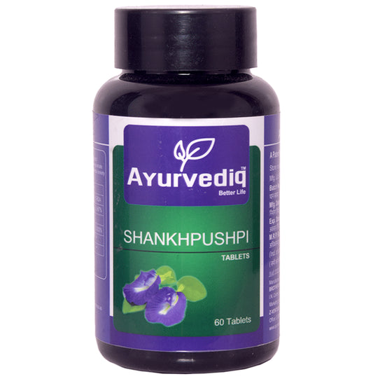 Ayurvediq Better Life Shankhpushpi Tablet | Pure Extract Concentration Supplement Brain Tonic | - Classic Derma