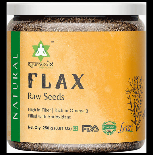 Ayurvedix Flax Raw Seeds - Classic Derma