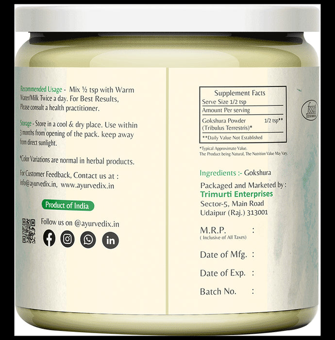 Ayurvedix Gokshura Powder