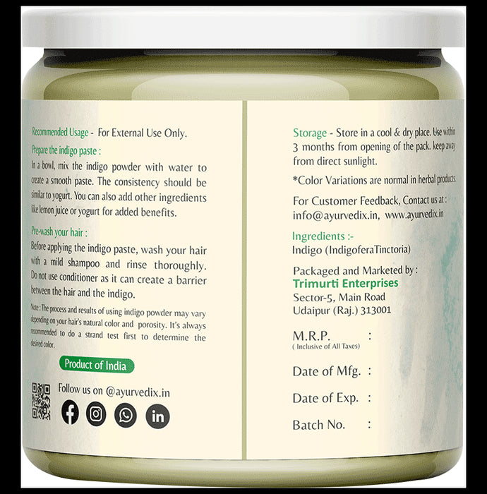 Ayurvedix Indigo Powder