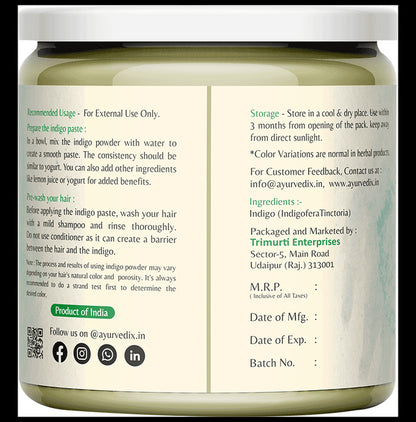 Ayurvedix Indigo Powder