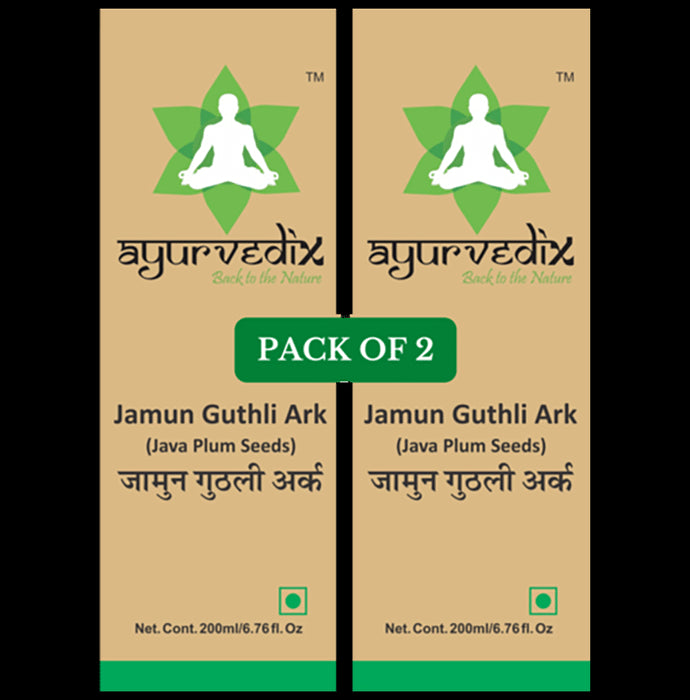 Ayurvedix Jamun Guthli Ark (200ml Each) - Classic Derma