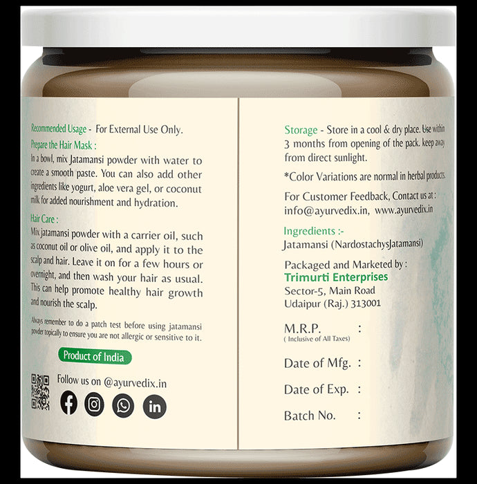 Ayurvedix JataMansi Powder