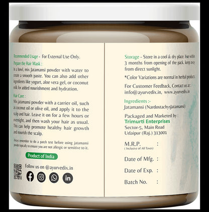 Ayurvedix JataMansi Powder