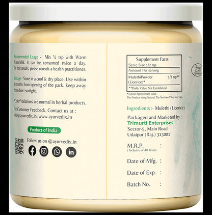 Ayurvedix Mulethi Powder
