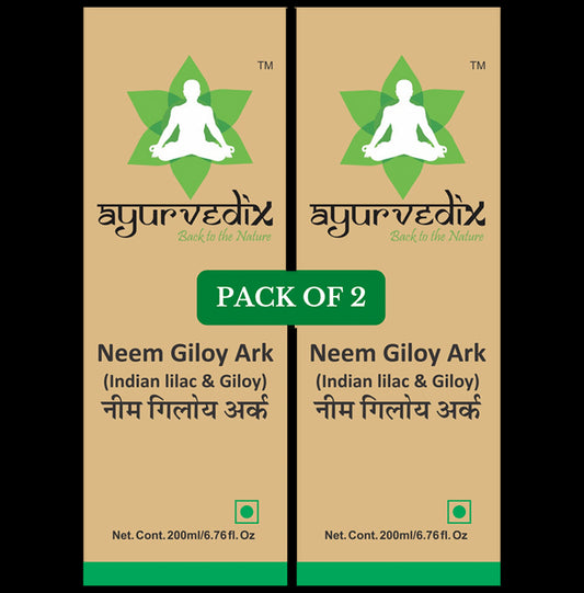 Ayurvedix Neem Giloy Ark (200ml Each) - Classic Derma