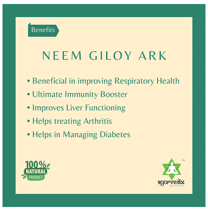 Ayurvedix Neem Giloy Ark (200ml Each)