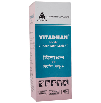 Ayurvet Vitadhan Vitamin Supplement Liquid - Classic Derma