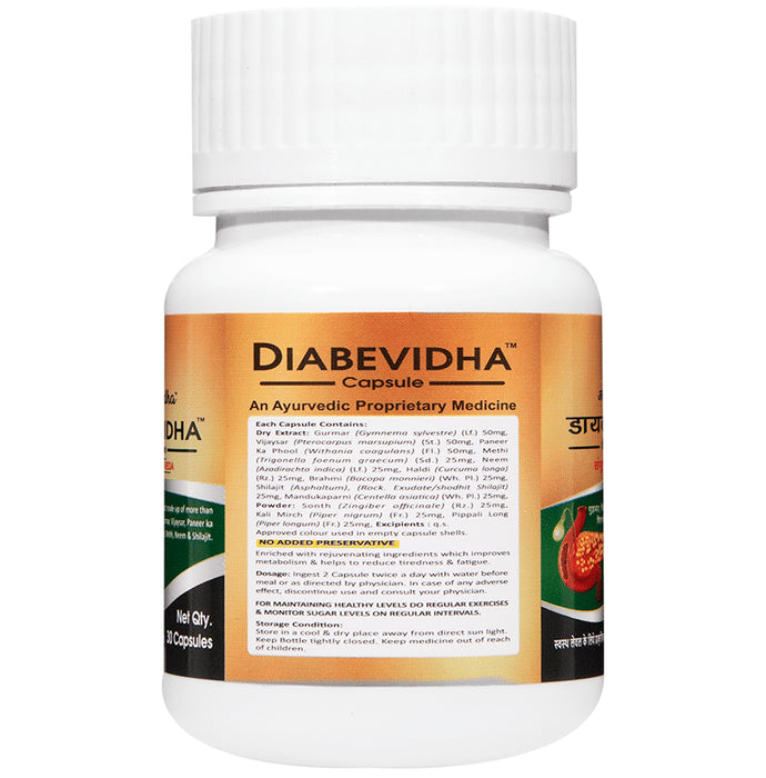 Ayurvidha Diabevidha Capsule (30 Each)