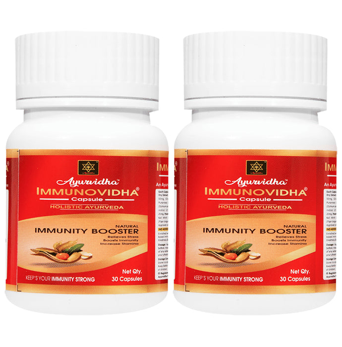 Ayurvidha Immunovidha Capsule (30 Each) - Classic Derma