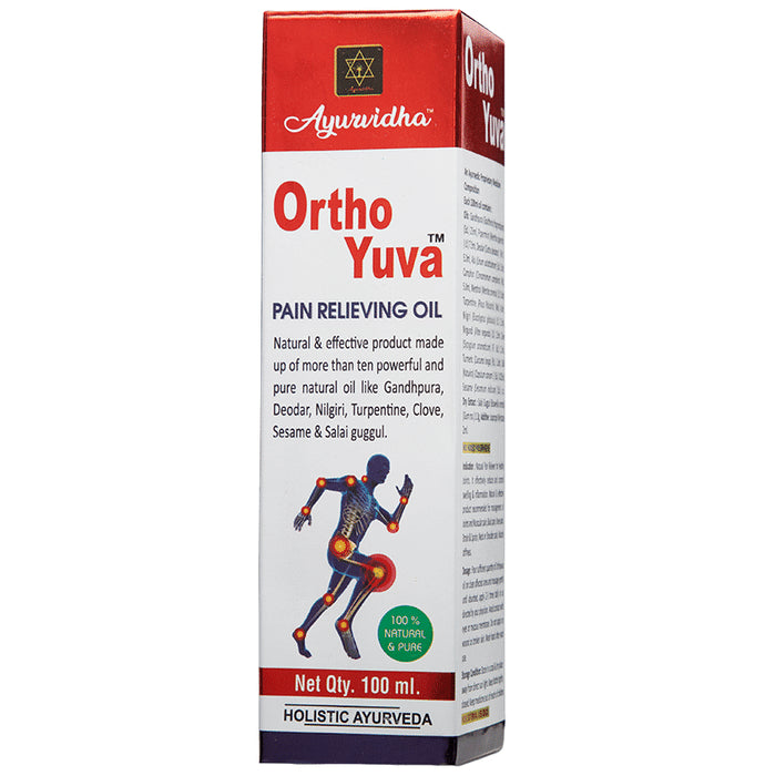 Ayurvidha Orthoyuva Pain Relieving Oil (100ml Each) - Classic Derma
