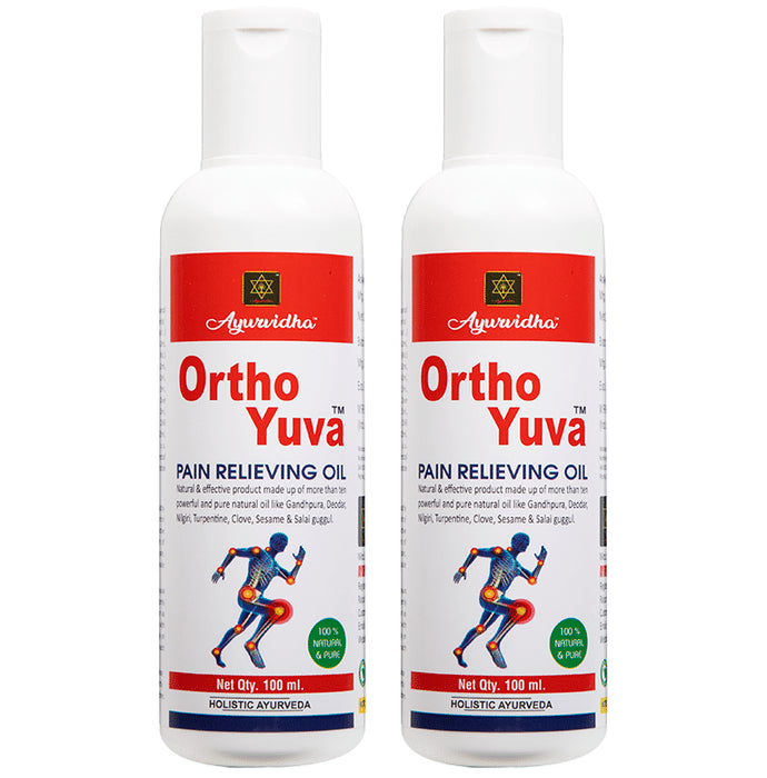 Ayurvidha Orthoyuva Pain Relieving Oil (100ml Each) - Classic Derma