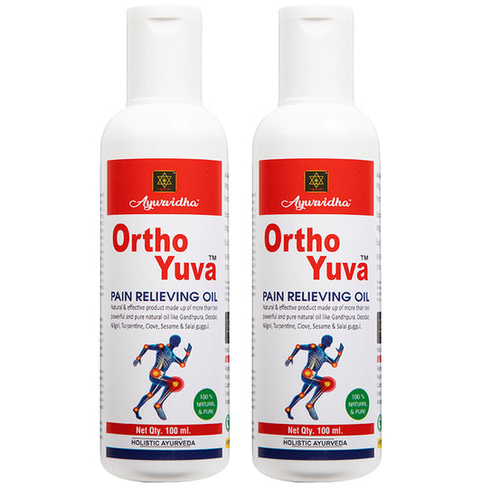 Ayurvidha Orthoyuva Pain Relieving Oil (100ml Each) - Classic Derma