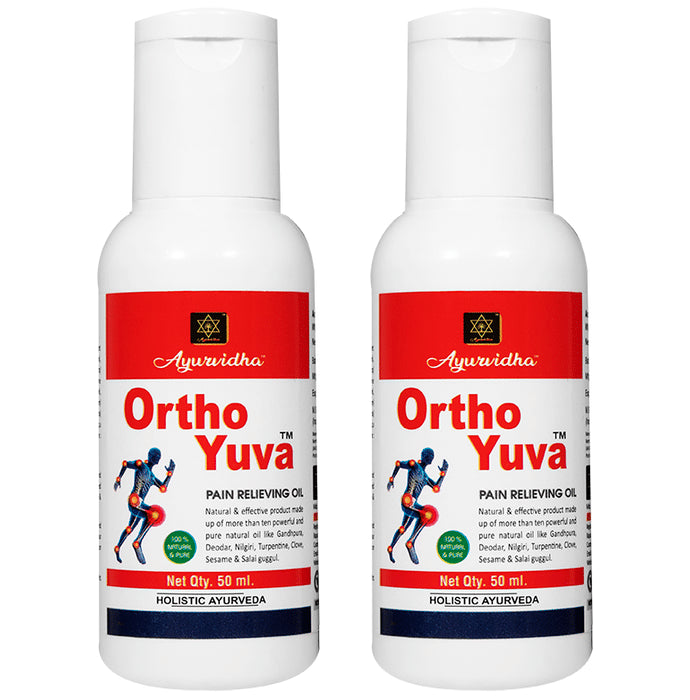 Ayurvidha Orthoyuva Pain Relieving Oil (50ml Each) - Classic Derma