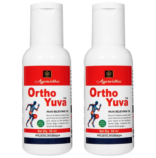 Ayurvidha Orthoyuva Pain Relieving Oil (50ml Each) - Classic Derma