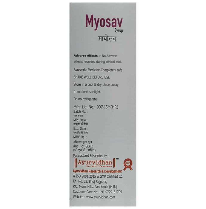 Ayurvidhan Myosav Syrup