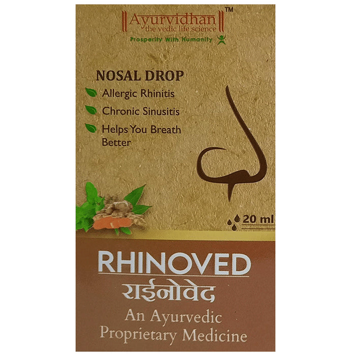 Ayurvidhan Rhinoved Nasal Drops - Classic Derma